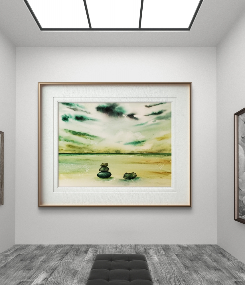 Four Stones, Four Stories - Coastal Emerald