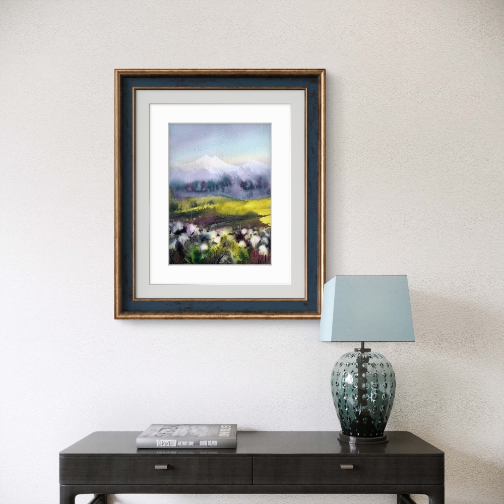 Flowers and mountains #2