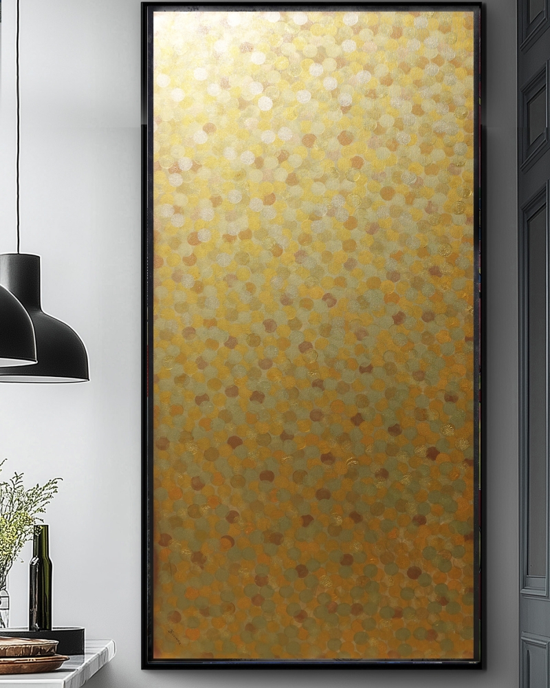 Gold Abstract A1372 - original painting on canvas