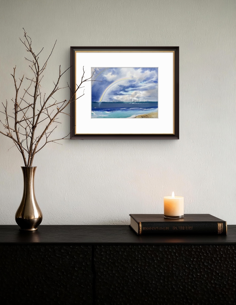 Rainbow over the sea Regatta