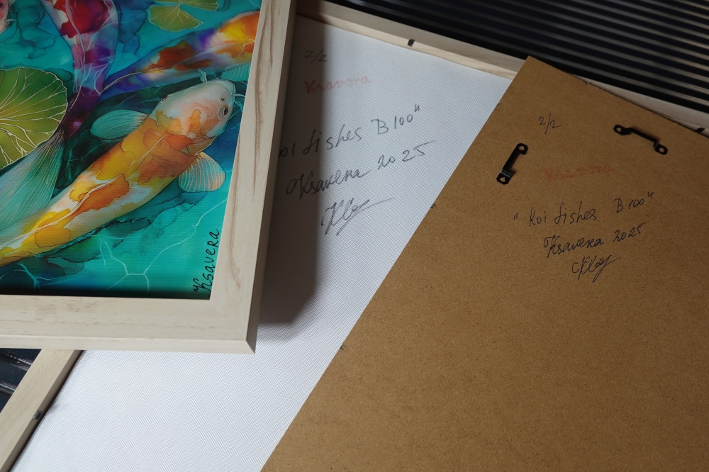 Peonies B104 - diptych - framed canvases