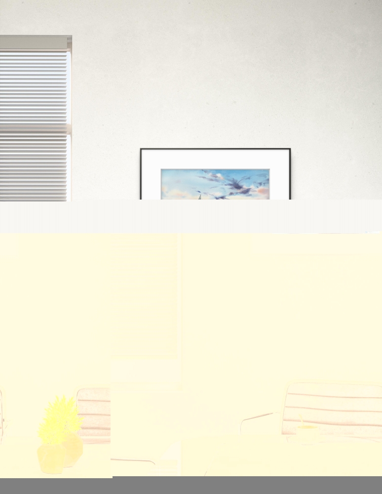 Yacht in the sea at sunset #6