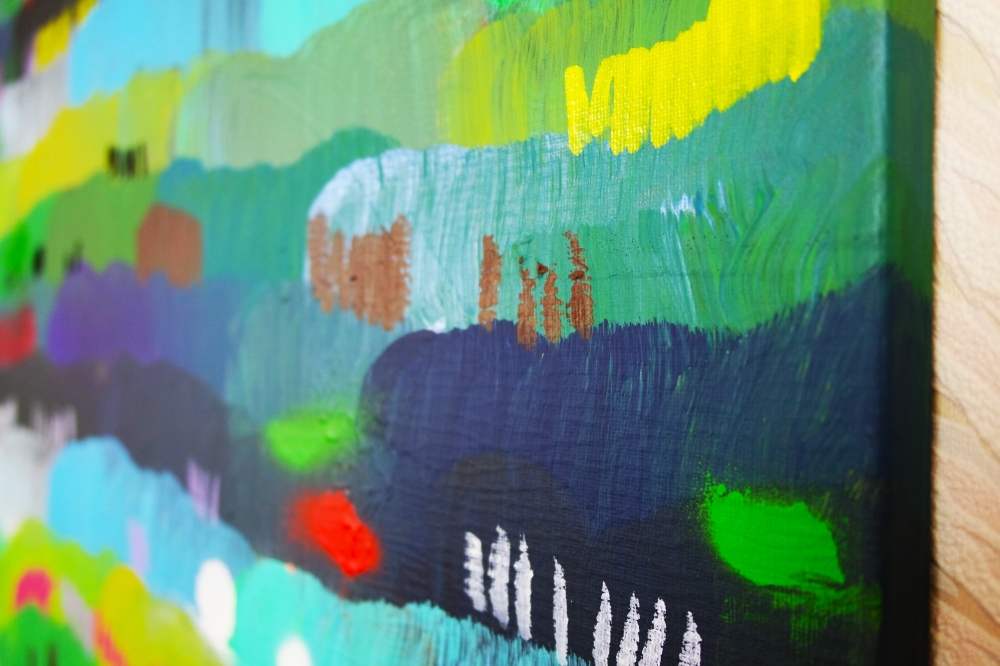 Colourful Abstract Countryside 5297