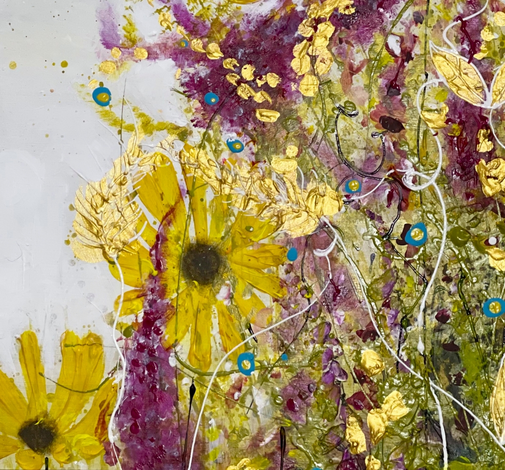 Framed Colourful Flowers 1