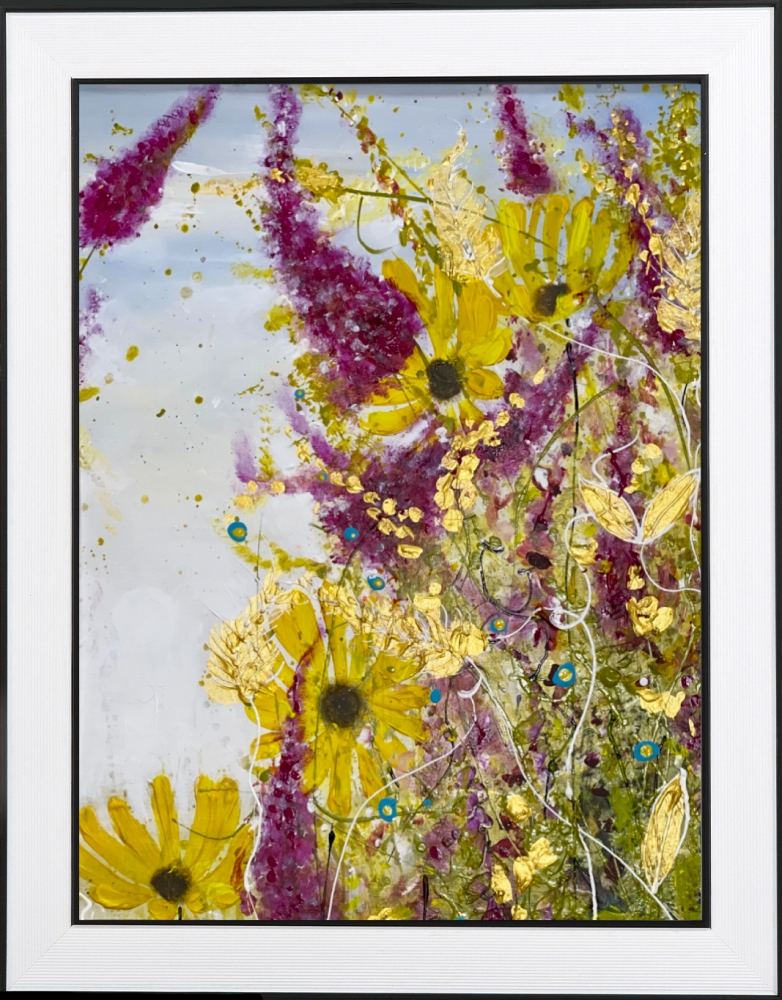 Framed Colourful Flowers 1