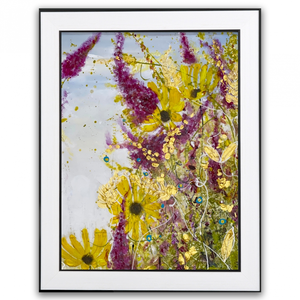 Framed Colourful Flowers 1