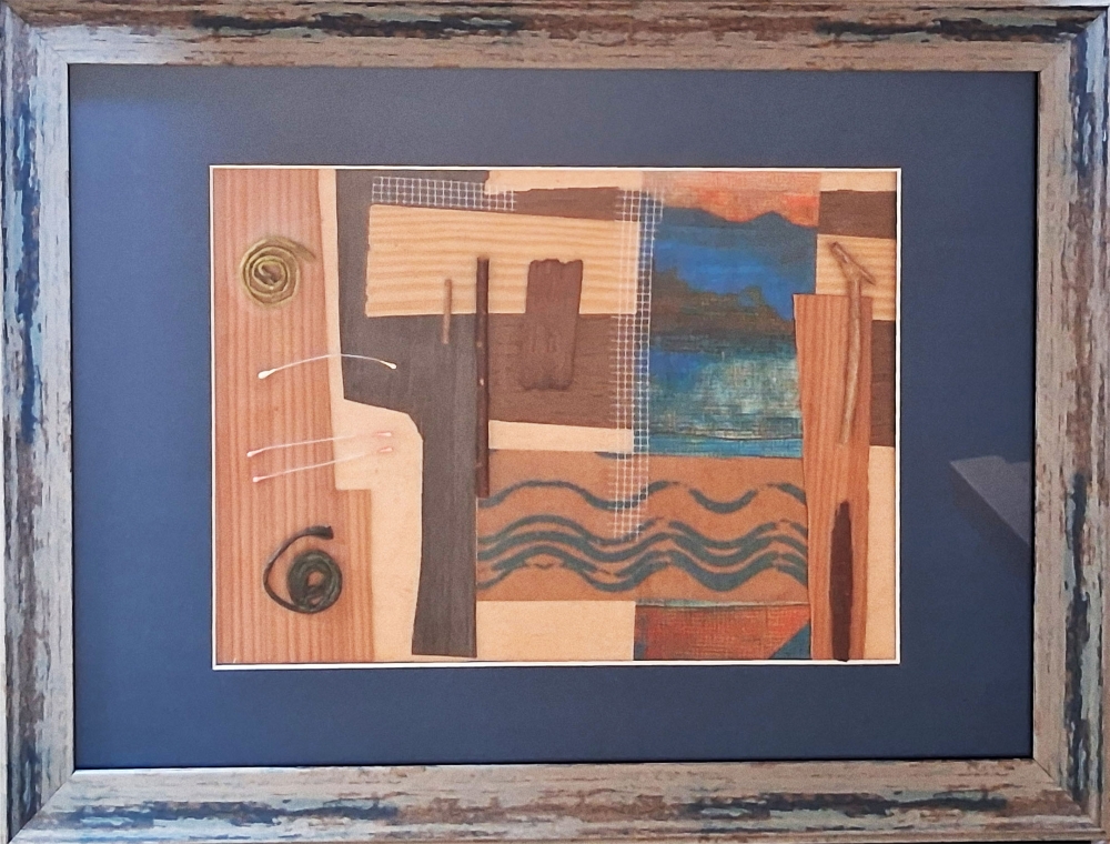 Harbour with water (landscape)