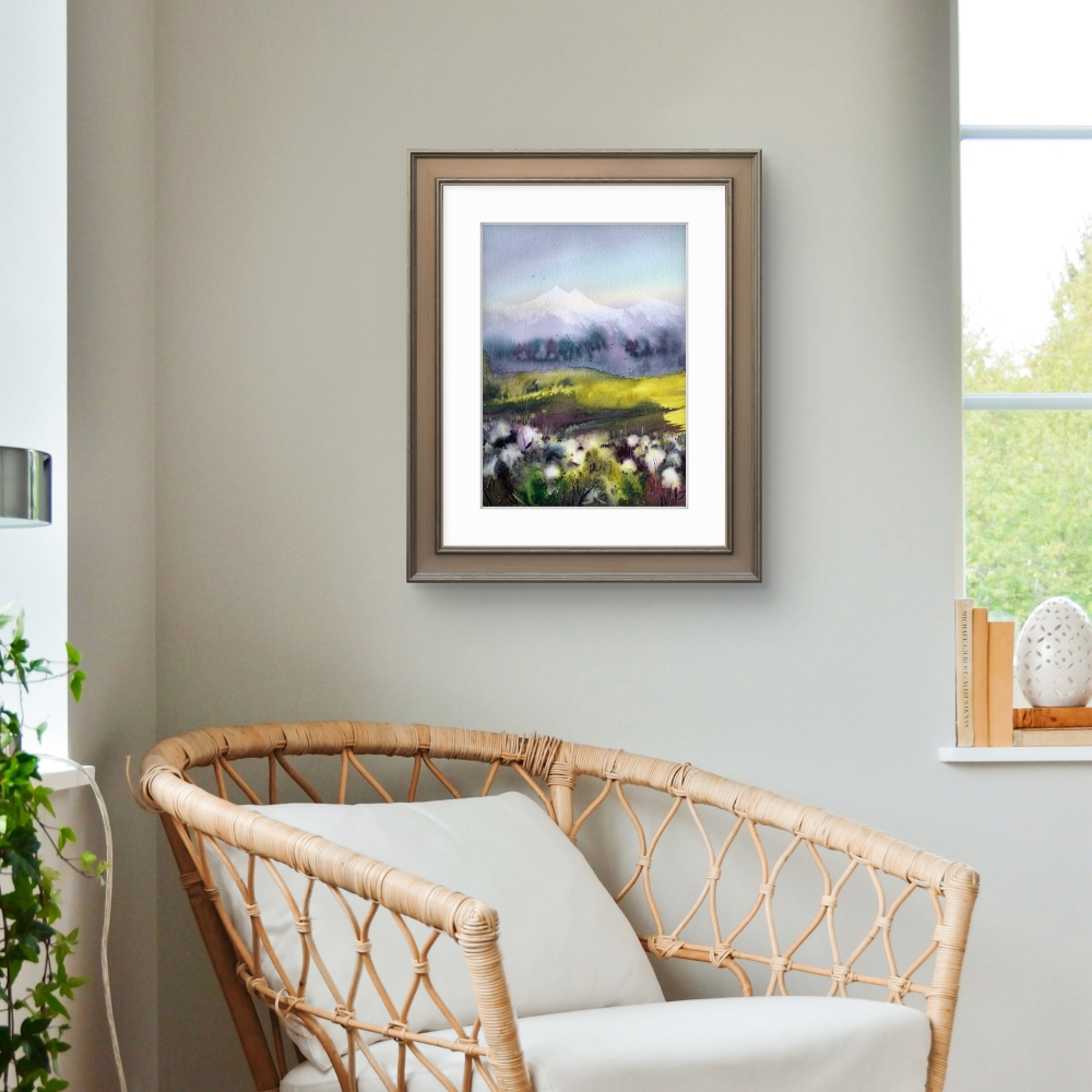 Flowers and mountains #2