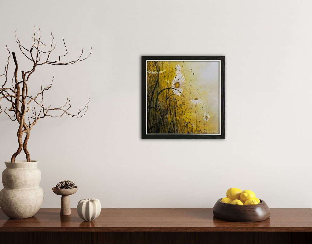 Yellow Misty Daisy Flowers 2