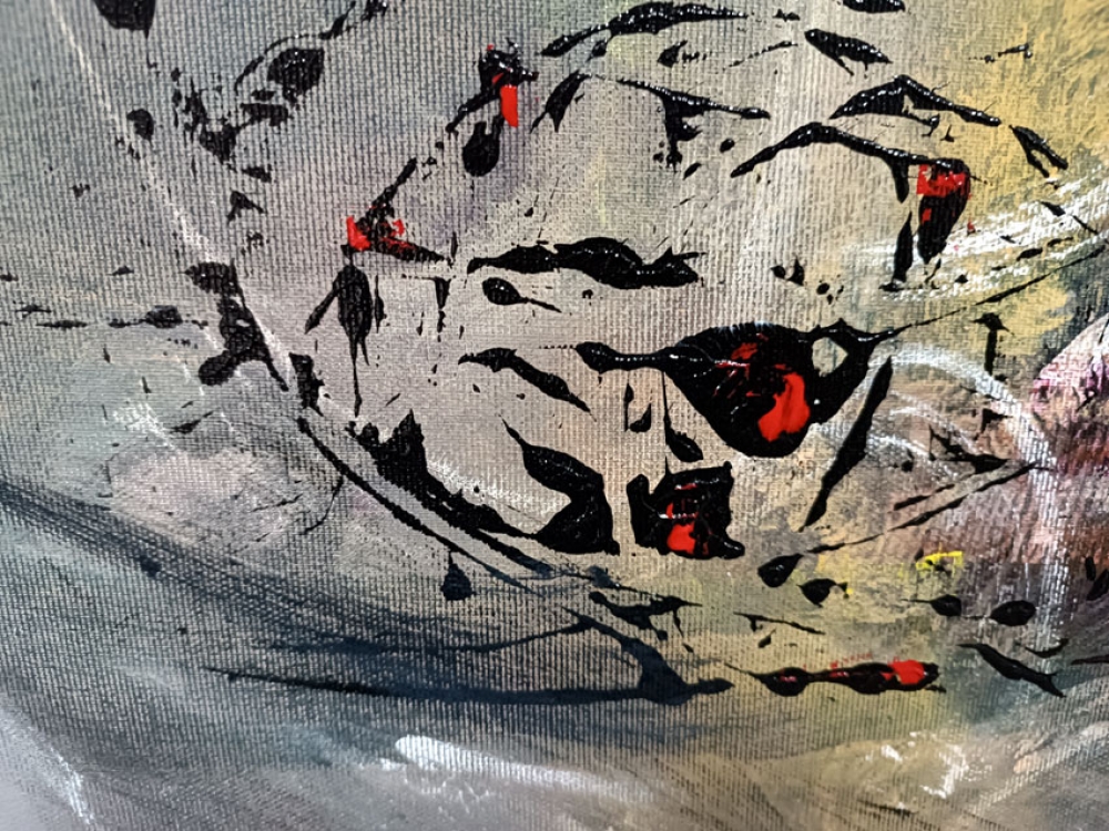 No Hierarchy of Light original 60x60 cm masterpiece Ovidiu Kloska