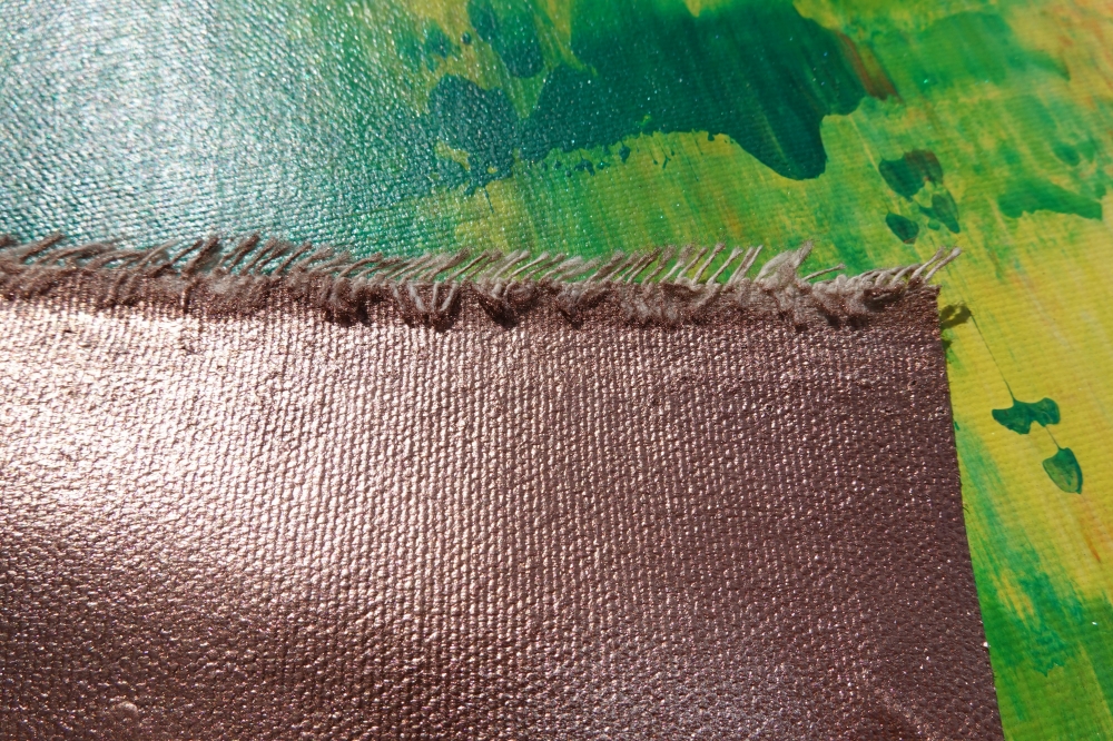 Gold Abstract A1372 - original painting on canvas