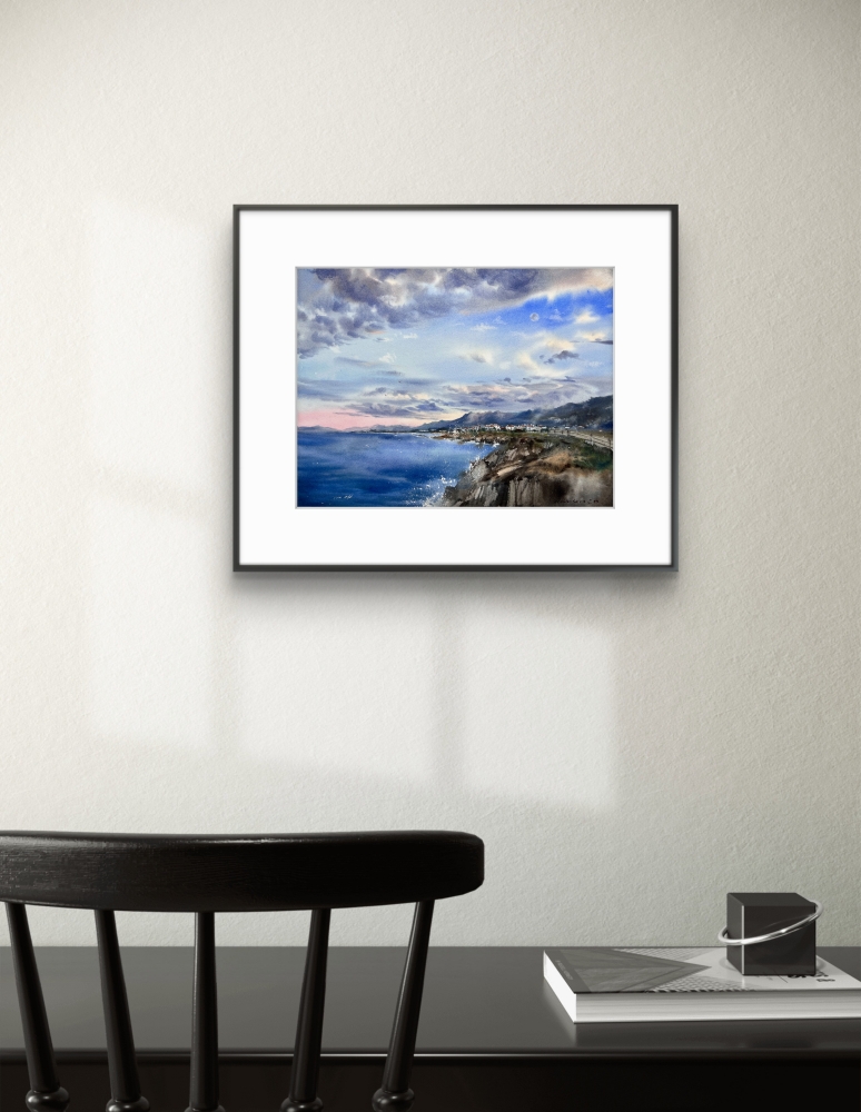 Sea coast of Cyprus Clouds #3