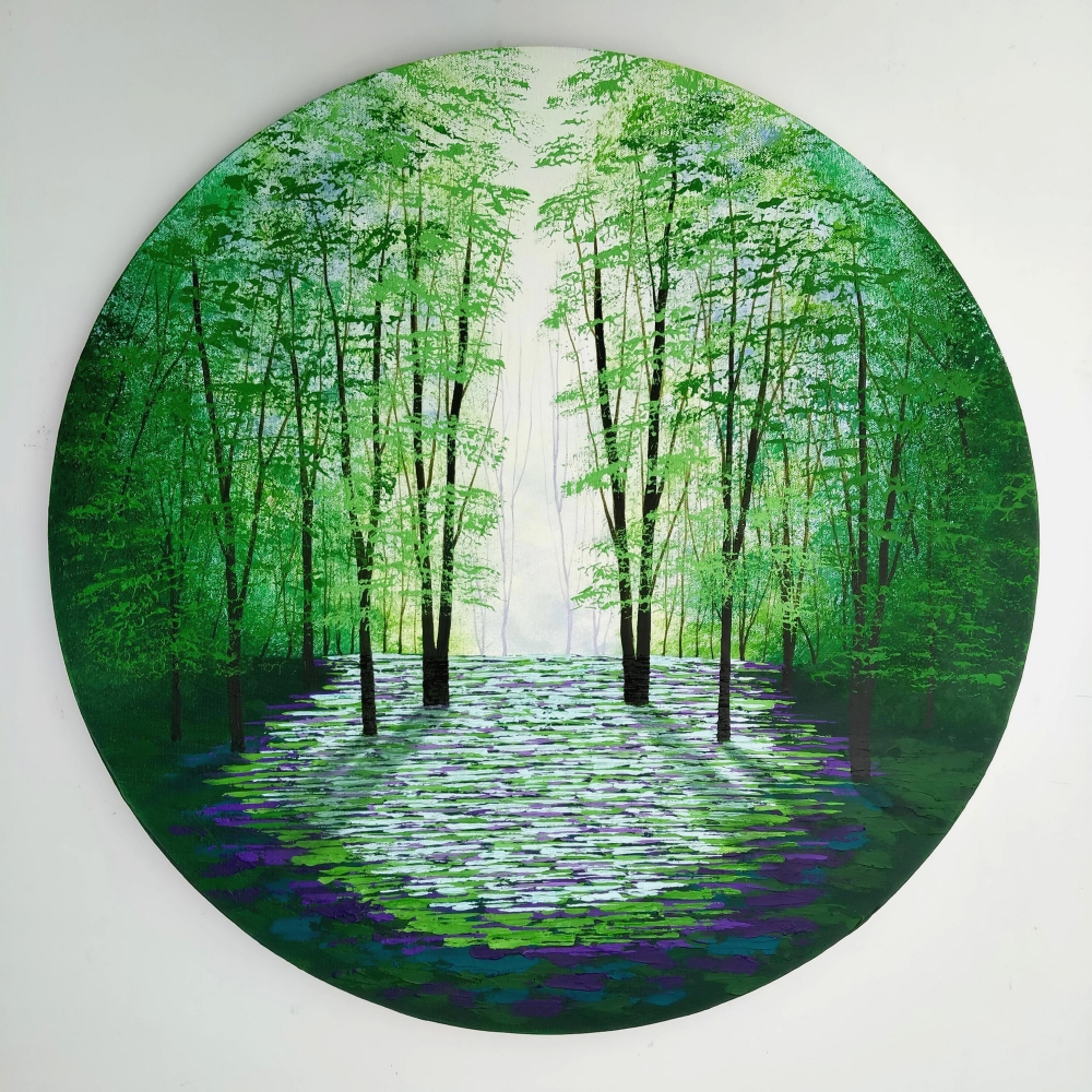 Emerald and Evergreen Wood