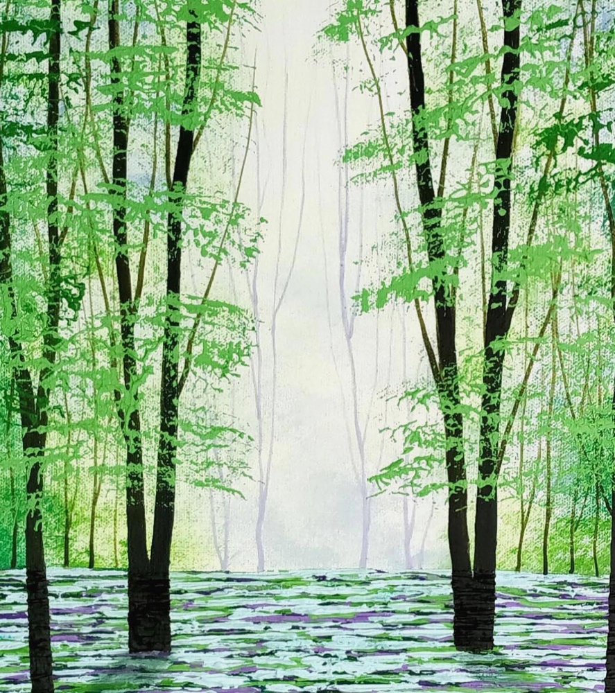 Emerald and Evergreen Wood