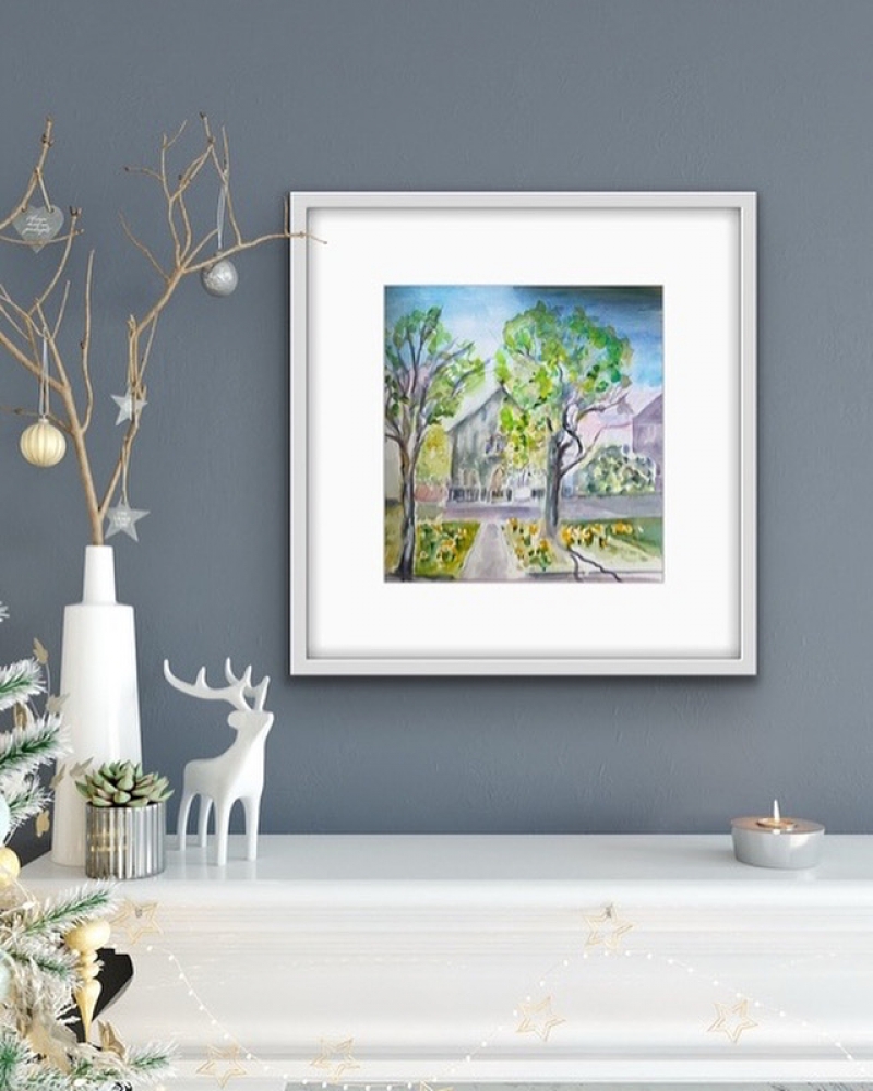 'View between two Trees'