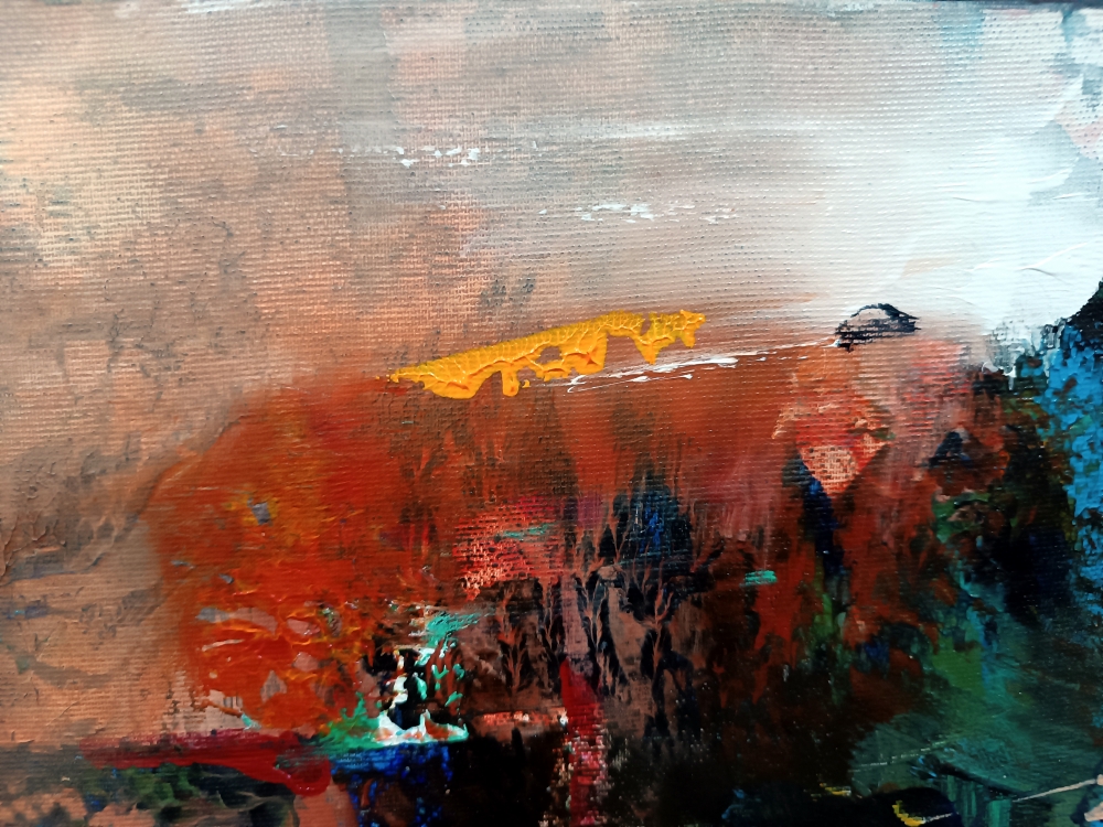 The mountain whispering in the air