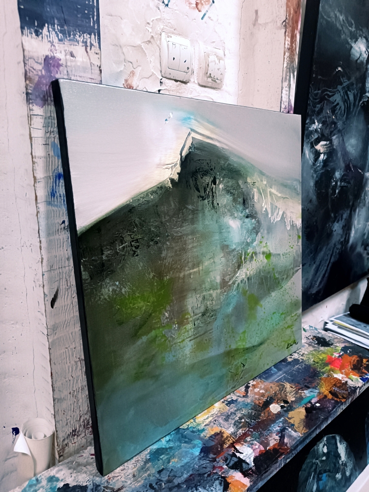 Frame of serenity fascinating abstract mindscape by master Ovidiu Kloska