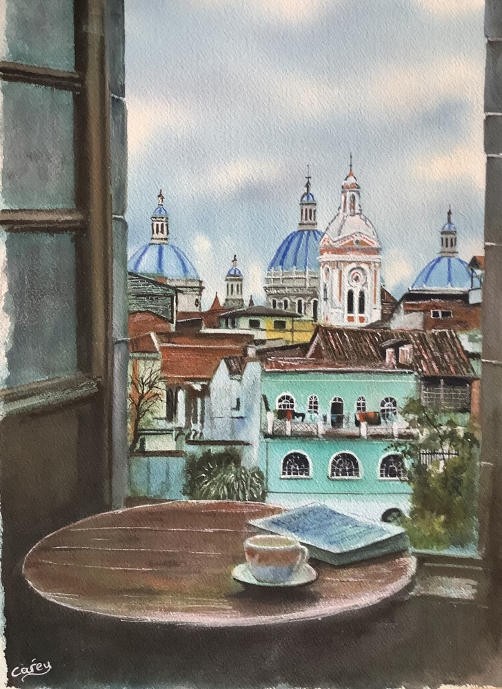 A view from my window, Cuenca in Ecuador 