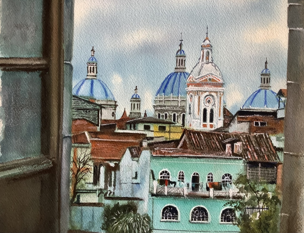 A view from my window, Cuenca in Ecuador 