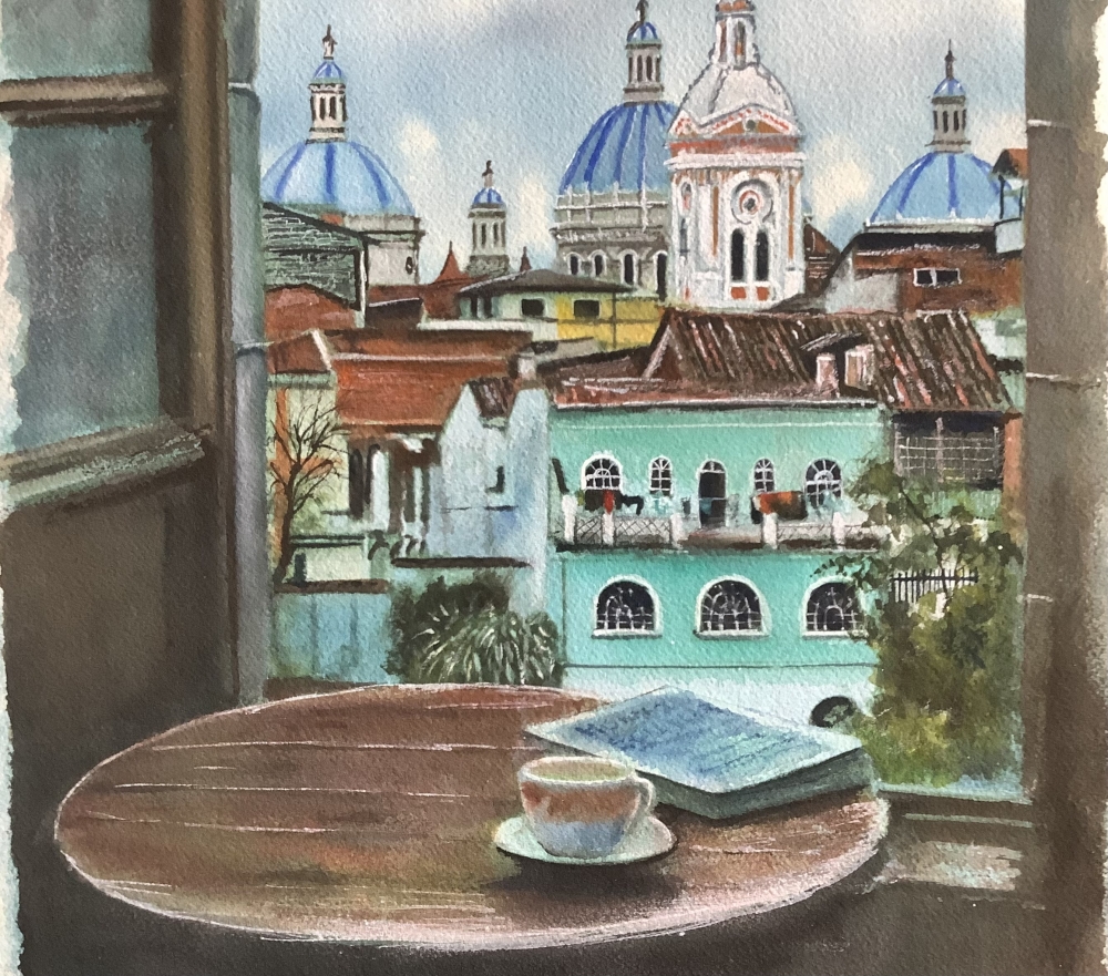 A view from my window, Cuenca in Ecuador 