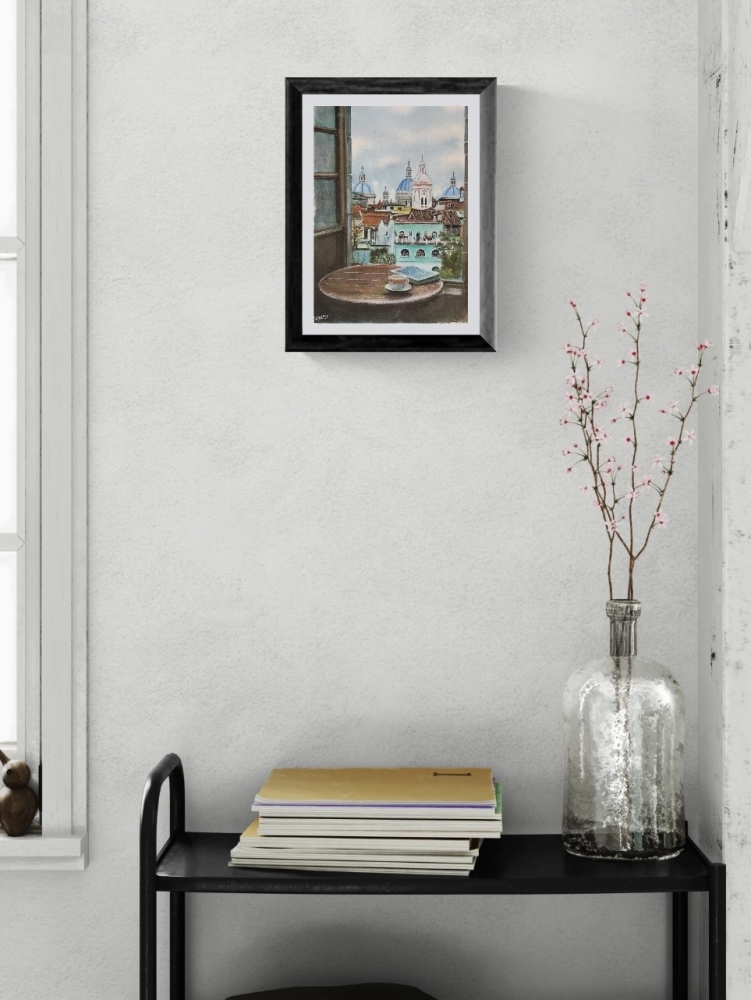 A view from my window, Cuenca in Ecuador 