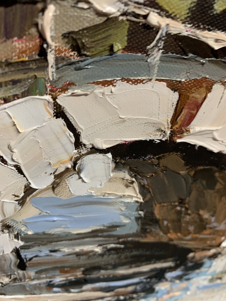 Alpine Town in Autumn Light.