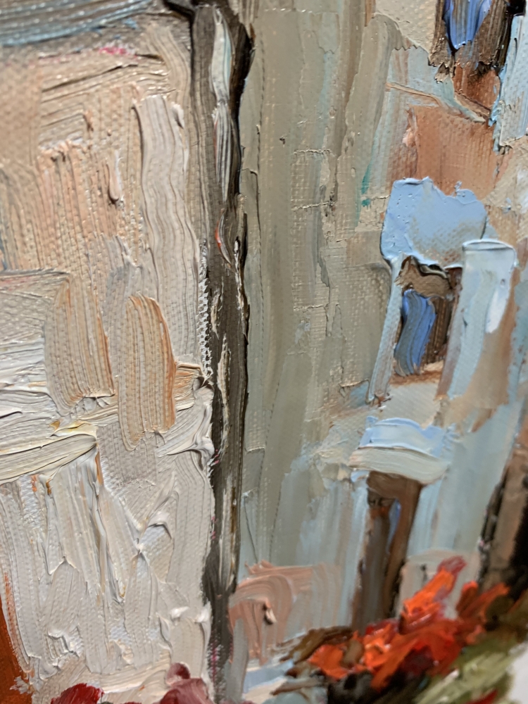 Alpine Town in Autumn Light.