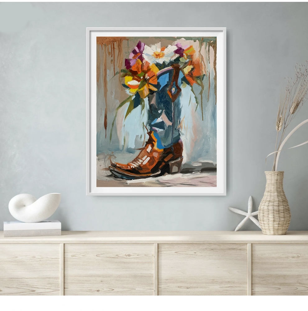 Cowboy Boot Bouquet.