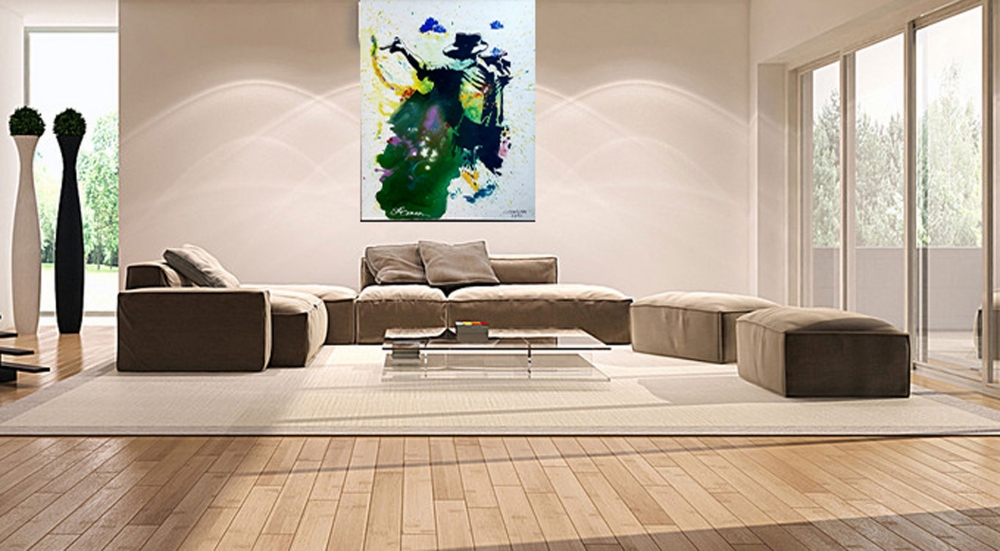 Michael Jackson, acrylic on canvas, 24x30 inch