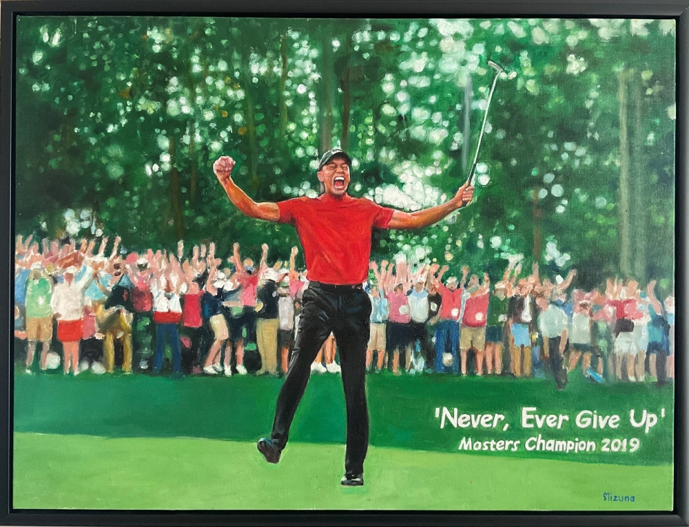 Tiger Woods Masters Win - Limited Edition Giclée Framed Print