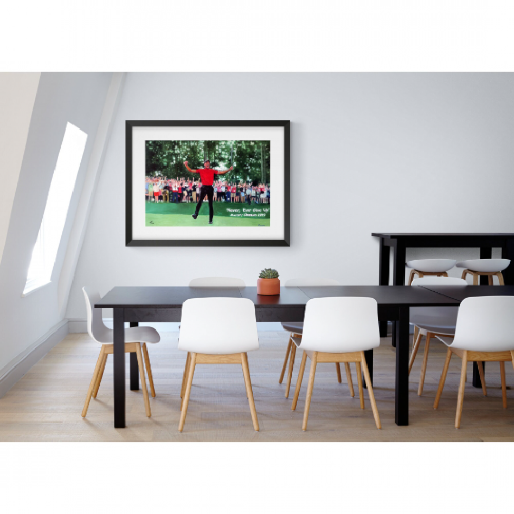 Tiger Woods Masters Win - Limited Edition Giclée Framed Print