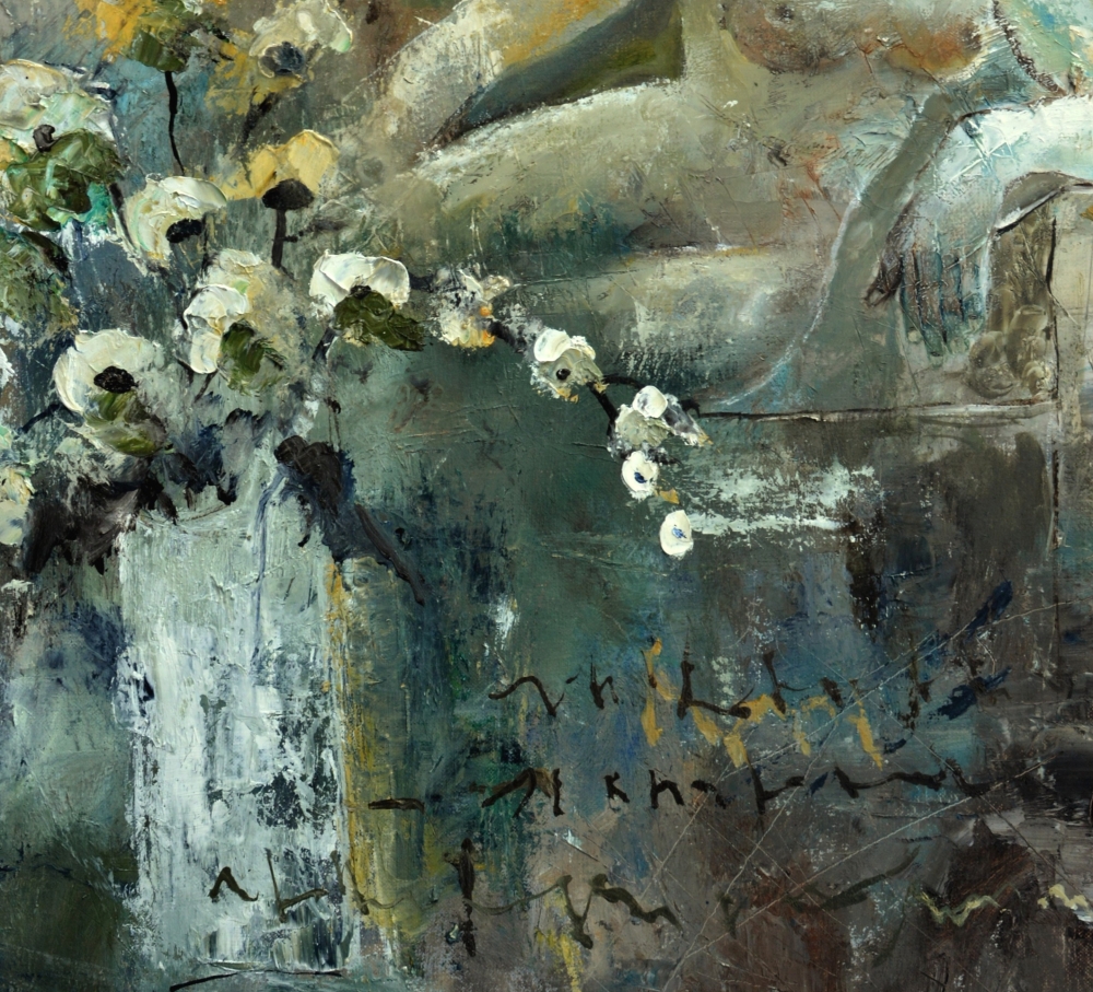 The lazy afternoon of Roman lady 