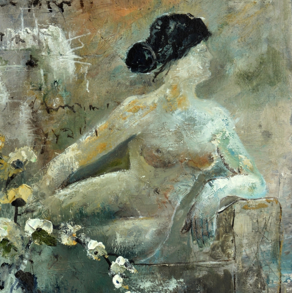 The lazy afternoon of Roman lady 