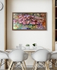 Secret of Pink Waterlilies Original Oil Painting • 40×80 cm