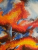 Earth, fire, air and water, acrylic on canvas, 24X48 inch SKU 1059 