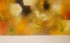 Fire, hot, air, acrylic on canvas, 12x36 inch, SKU 1132 