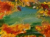 Golden autumn, mixed media, acrylic on canvas, 12x36 inch, 30.5x91.5 cm, SKU 1193 