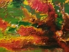 Golden autumn, mixed media, acrylic on canvas, 12x36 inch, 30.5x91.5 cm, SKU 1193 