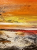 Heaven and Hell, oil on canvas, 12X36 inch, 31x91.5 cm, SKU 3056