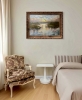 Soft Sunrise Over Calm Waters – Impressionistic Landscape Painting