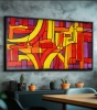 Abstract A1369 - original painting on XXL canvas 210cm