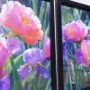 Peonies B104 - diptych - framed canvases