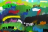 Colourful Abstract Countryside 5297