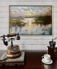 Soft Sunrise Over Calm Waters – Impressionistic Landscape Painting