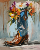 Cowboy Boot Bouquet.