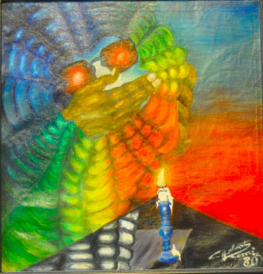 Spectrum Parabola, Oil, 20×20,5 inch, SKU 3051