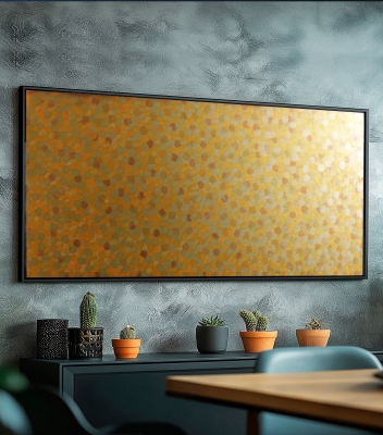 Gold Abstract A1372 - original painting on canvas