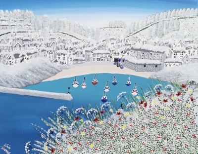 Snow Kissed Shores