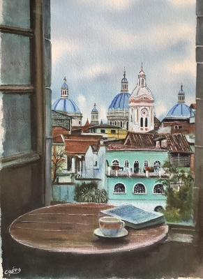 A view from my window, Cuenca in Ecuador 