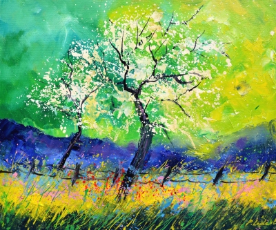 Appletree in blossom